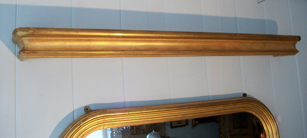 A Pair of 19th century Gilded French Pelmets